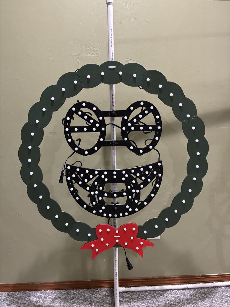 Anything Is a Singing Face Wreath