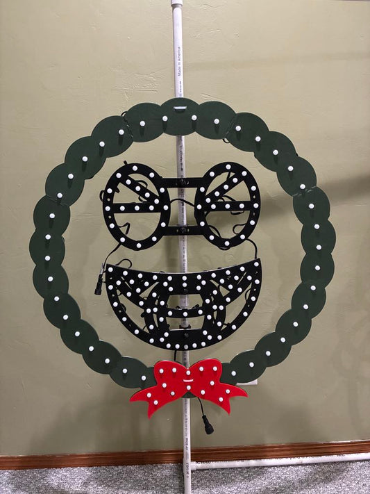 Anything Is a Singing Face Wreath