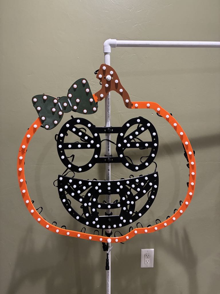 Anything Is a Singing Face Pumpkin w/ Bow