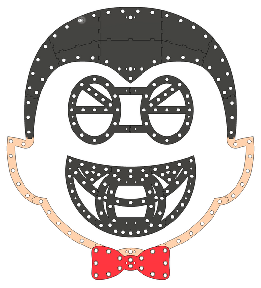 Anything Is a Singing Face Dracula Frame STL