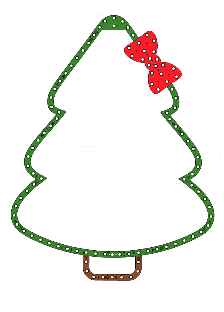 Anything Is a Singing Face Tree w/ Bow Frame STL