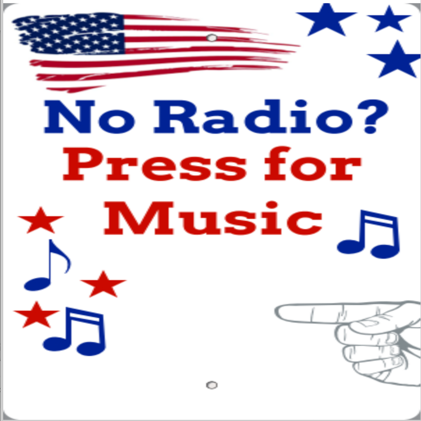 Push Button Music Sign (Aux/3.5mm version)