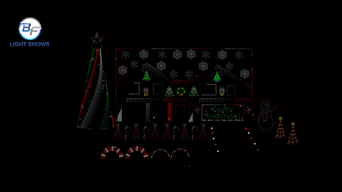 Animation - Christmas - Red/Green/White