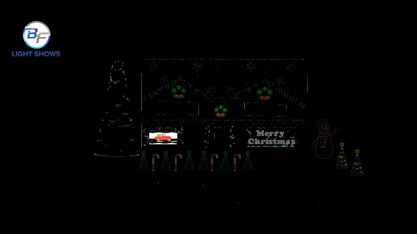 Animation - Christmas - Red Truck