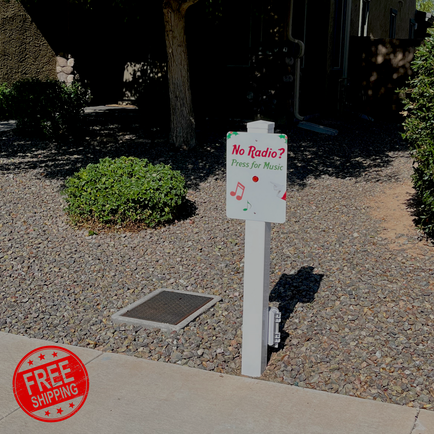 Push Button Music Sign (Aux/3.5mm version)