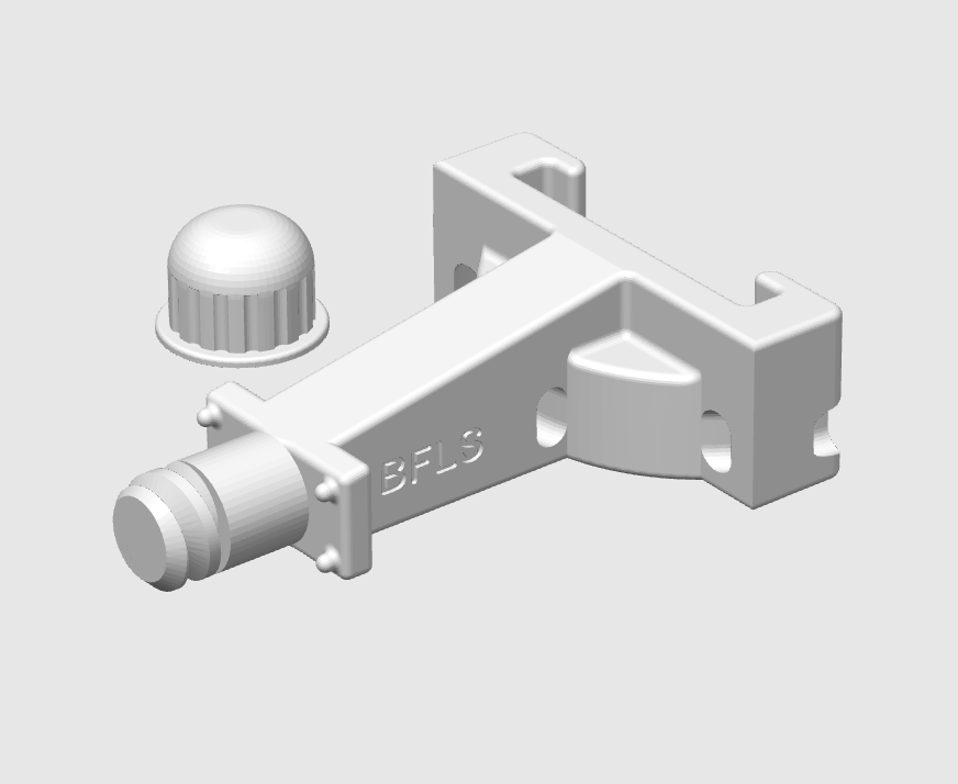 T-Post to Prop Mount STL